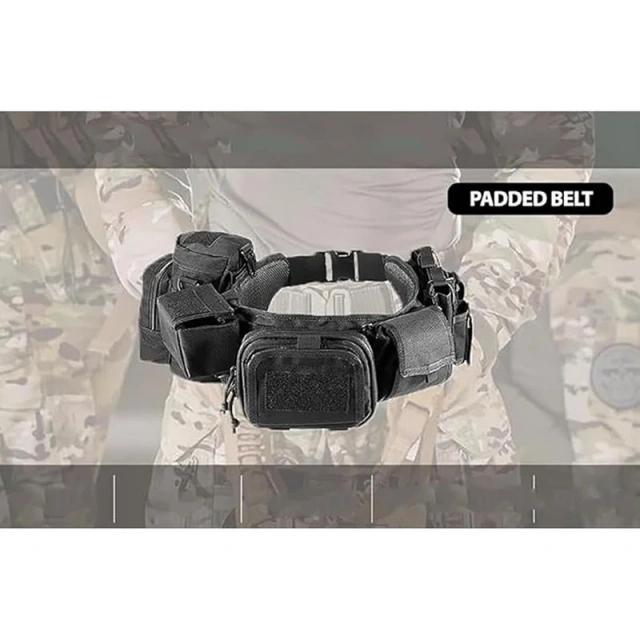 Wholesale Outdoor Work High-density Tactical Belt Duty Quick Release Adjustable  Utility Adjustable and Detachable Belt  Camping and Everyday Use Quick-release Buckle tactic Waist Belt high density Material Duty Utility Waist sport enthusiasts Belt