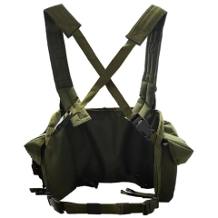 Hot Sale Multifunctional CAMO Vest for Training Lightweight Camouflage Tactical Chest Rig Vest Adjustable Training Chest Rig Customized Tactical Chest Rig Outdoor Camouflage Carrier Chest Rig Chest Rig Tactical Hunting Chest Rig Vest