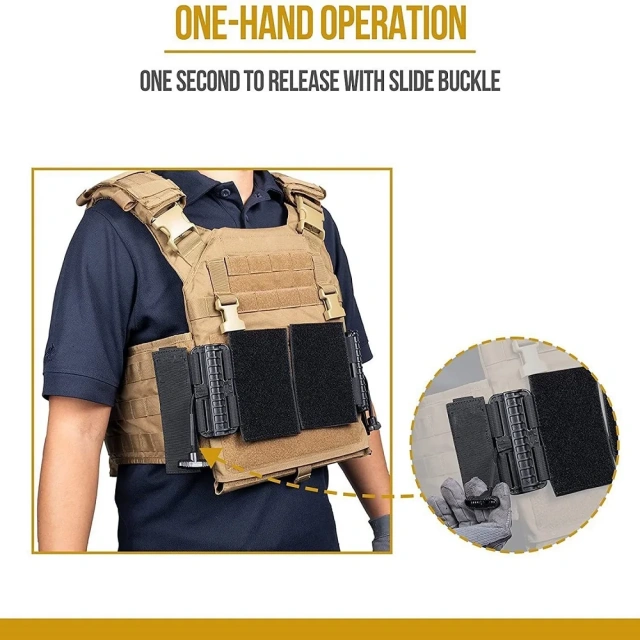 Quick Release Adapters for Training Vest Chest Rig Quick Disconnect Buckles and  Modular Vest  Multifunctional Training Chest Rig Loaded Gear security vest  Custom Fit Turkey Hunting Training Vest