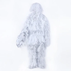 The Factory Wholesales Various Types Outdoor Ghillie Suit Snow Camouflage Clothing 3D Universal Camouflage Suits Hot Sale Kids 3D Camouflage Hunting Forest Woodland Ghillie Suit Camouflage Hunting Apparel