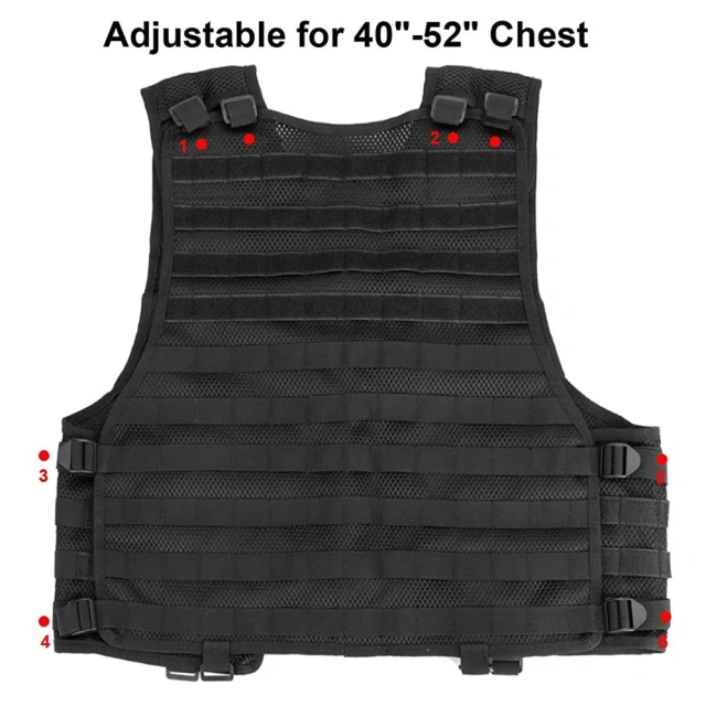 Outdoor Training Vest Mesh Light Outdoors Breathable Stab-proof Vest Breathable Lightweight Hunting Breathable Vest  Waterproof Training Back Panel Chest Rig Vest high-quality Durable Waterproof vest