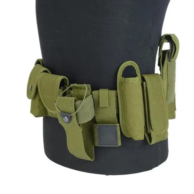 Adjustable Durable Wear-resistant Multifunctional Tactical Duty Seat Belt Tactical Seat Belt Set Adjustable Training Seat Belts  Hot selling Outdoor Work Sport Nylon Belt Tactical Hiking Men Safe Metal Buckle Adjustable Elastic No Hole Belt