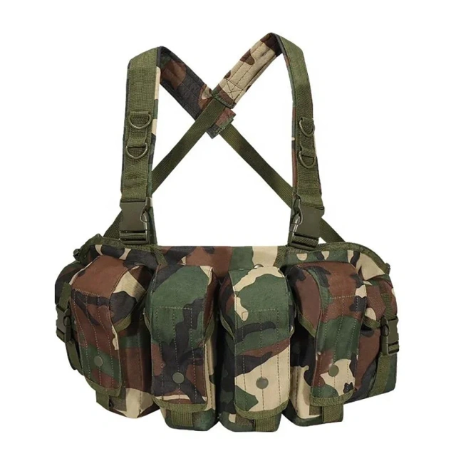 Utility MOLLE Tactical Chest Rig with Pouches Multi-functional Tactical Chest Rig  Outdoor Tactical Chest Rig  Vest Best Selling Hunting Rig Harness for Tactical Heavy Duty Tactical Chest Hanger Rig Outdoor Tactical Chest Pack Rig