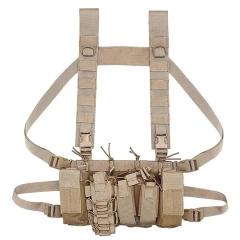 Tactical Chest Rig Harness Vest Good Quality Tactical Vest Rig Bag with Magazine Pouch Tactical Chest Rig Bag Best Selling Tactical Gear Camouflage Molle Chest Rigs Durable Tactical Chest Rig Outdoor Harness Tactical Rig Vest