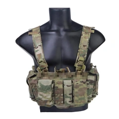 Customized Tactical Chest Rig for Training Hunting Adjusted Hunting Tactical Vest High Quality Tactical Vest Chest Rig Wholesale Tactical Equipment Camouflage Chest Rig Harness Tactical Molle Rig Vest Hunting Tactical Chest Vest