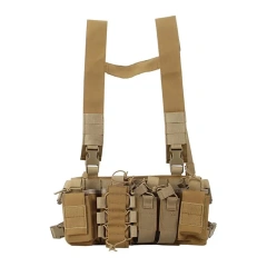 Wholesale Outdoor Tactical Harness Chest Rig High Quality Training Vest Chest Rig Utility Tactical Rig Pouch for Chest military Tactical Chest Harness Vest Rig Good Quality Tactical Chest Pack Pouch Universal Tactical Chest Rig