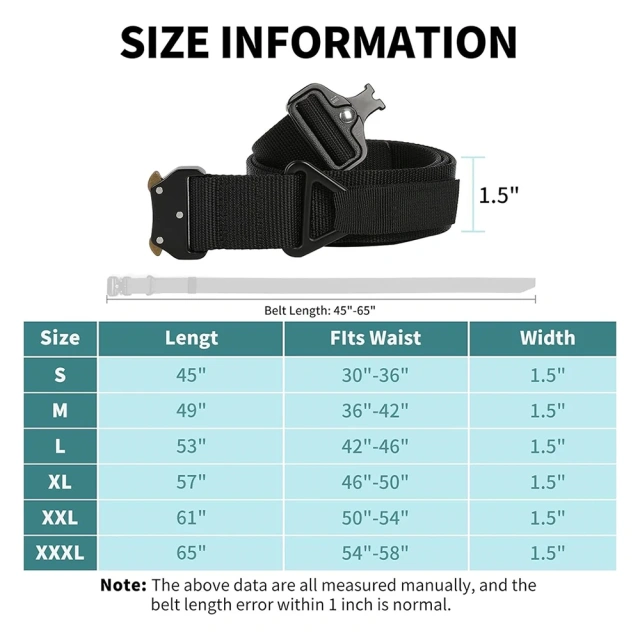 Adjustable Men's Tactical Waterproof Multifunctional Wear-resistant Rigger Belt Utility Web Nylon Novelty Work Belt  Outdoor Premium Adjustable Quick Release Tactical Security Duty Equipment Heavy Duty Belt Modular Equipment Waist Belt