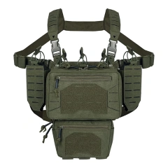 Outdoor Tactical Chest Mini Rig Multifunctional Training Vest with Mag Pouches Adjustable Tactical Vest Chest Rig Tactical Gear Chest Rig Bags Heavy Duty Tactical Micro Chest Rig with Mag Pouch Lightweight Camo Tactical Vest