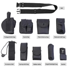 Premium Modular Equipment Security Utility Tactical Belt with Components Pouches Bag Holster for Security Hunting Hiking Belt  Fashionable Heavy Duty Quick multifunctional Release Buckle Tactical Belt Hiking Rigger Nylon Web Work Belt