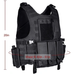 Hot Selling Outdoors Breathable Training Vest Adjustable Tactical Hunting Vest Lightweight Hunting Training Vest Wear-resistant lightweight stab-proof Training outdoors Breathable Paintball Vest