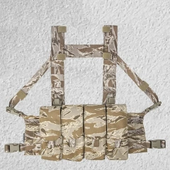 Customized Tactical Gear Vest Pouch Outdoor Tactical Molle Rig Vest Good Quality Tactical Training Chest Rig Tactical Equipment Chest Rigs Multi-pockets Tactical Pouch Chest Rig Outdoor Nylon Tactical Chest Harness Vest