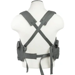 High Quality Tactical Chest Rig with Magazine Pouches Tactical Rig for Chest Outdoor Tactical Chest Rig Customized Outdoor Tactical Vest Adjustable Camouflage Chest Rig with Pouches Multifunctional Training Vest Chest Rig