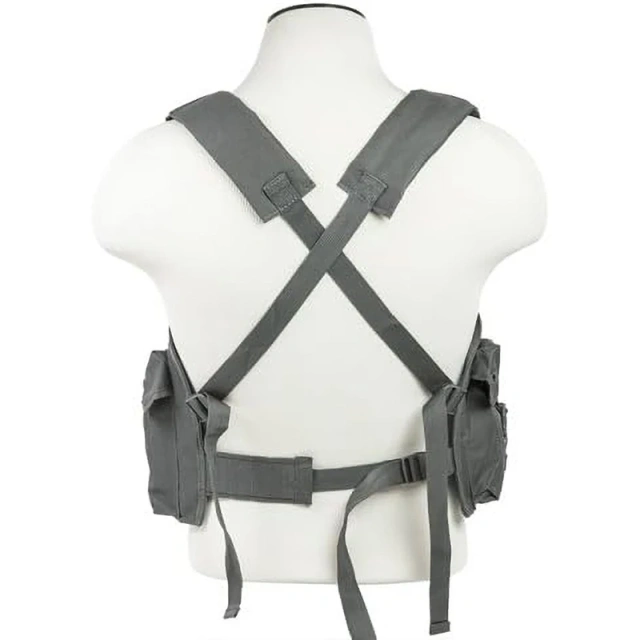 High Quality Tactical Chest Rig with Magazine Pouches Tactical Rig for Chest Outdoor Tactical Chest Rig Customized Outdoor Tactical Vest Adjustable Camouflage Chest Rig with Pouches Multifunctional Training Vest Chest Rig