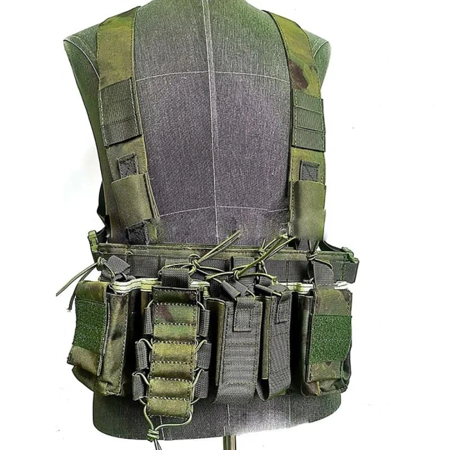 Best Selling Tactical Pouches Chest Rig Heavy Duty Tactical Rig Bag for Chest Camo Tactical Rig Hunting Vest military Tactical Gear Micro Chest Rig Heavy Duty Tactical Chest Rig Vest Outdoor Tactical Chest Rig for Training