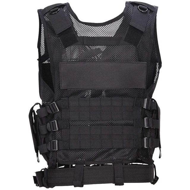 Hot Selling 600D Encrypted Nylon Fabric Training Vest Breathable Tactical Vest for Outdoor Hunting Training Vest  Training Vest Children Adjustable Outdoor Clothing multifunctional Wear-resistant Training Vest