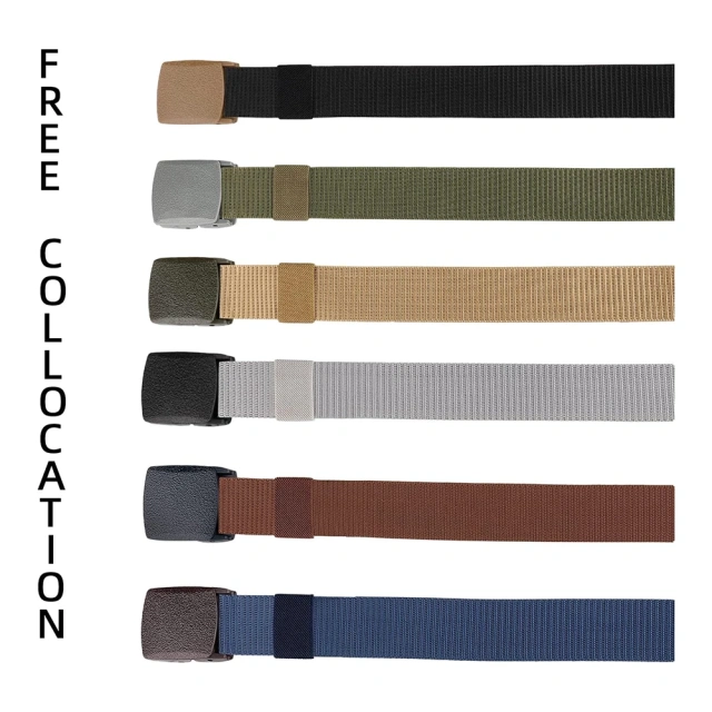 Wholesale Adjustable Training Durable Fashionable Tactical Nylon Belts Men Plastic Buckle Metal Tactical Belt  Tactical Belt with Pouches Accessories Hunting Utility Belts for Outdoor Multifunctional wear-resistant Tactical Belts