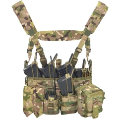 Adjustable Breathable Training Chest Rig Vest  Children Camouflage Vest Wear Kid Durable Portable Children Game Entertainment Outdoor vest  Training Low Profile Vest Durable Waterproof multifunctional Vest
