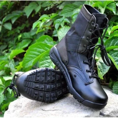 Men Tactical Boots High Quality Men Breathable Oxford Light Soft Desert wear-resistant Shoes Men's Ankle Boot Knee-high Boots Durable Oxford Outdoor Tactical Boots Shoes Training Men Outdoor Work Camping Anti-wear  Tactical Hiking Fishing Hunting Boots