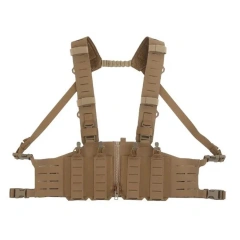 Custom Good Quality Tactical Chest Rig Vest Outdoor Safety Tactical Chest Rig Lightweight Tactical Chest Hanging Customized Tactical Chest Rig Multi-pockets Camo Harness Tactical Chest Rig Vest Tactical Chest Pack Rig