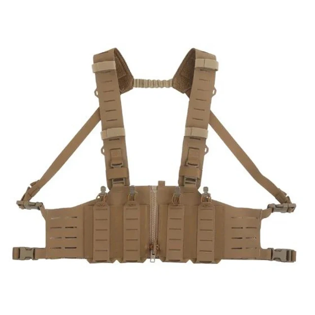 Custom Good Quality Tactical Chest Rig Vest Outdoor Safety Tactical Chest Rig Lightweight Tactical Chest Hanging Customized Tactical Chest Rig Multi-pockets Camo Harness Tactical Chest Rig Vest Tactical Chest Pack Rig