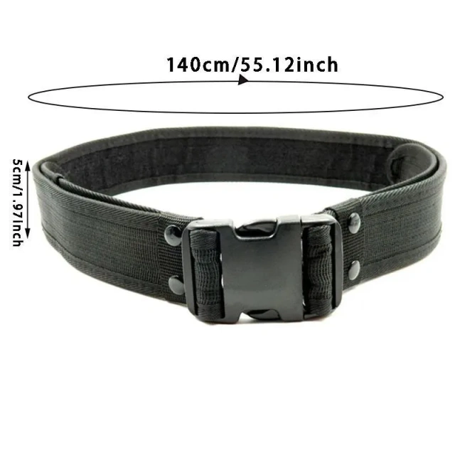 Multifunctional Security Belts High Density Waist Pack Hunting Utility Kit Duty Belt Tactical Training Belt Pouch Holster Bag   Breathable Ratchet Casual Golf Web Belt Jeans with Automatic Adjustable Buckle Tactical Nylon Men Waist Belt