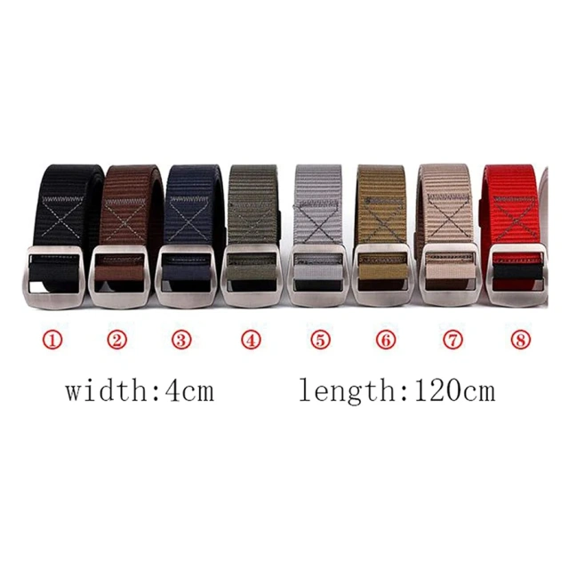 Men Durable Adjustable Sports Training Nylon Casual Outdoor Belt Wear-resistant Tactical Web Belts  Duty wear-resistant Belt with Pouch Oxford Cloth Waist Belt Waistband for Officers Outdoor Enthusiasts Climbing