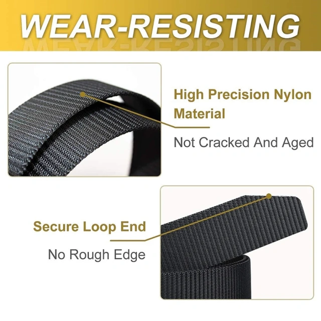 Outdoor Nylon Multifunctional Belts Men Tactical Belt Adjustable Slide Plastic Buckle Web Canvas Belt  Outdoor Tactical Belt Set Combination Detachable Adjustable Waist Belt With Accessory Packs Hunting Game Tactical Belt