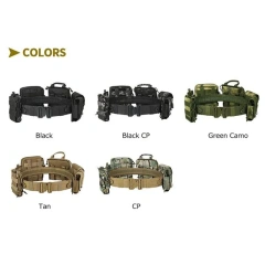 Mountaineering Outdoor Tactical Belt Quick-release Buckle Training Use Pouch Hunting Tactical Belt Duty Belts  Adjustable Training durable Ratchet Belt Wear-resistant Men Nylon Web Tactical Belt with Automatic Slide Buckle