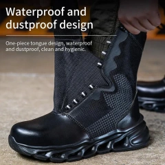 Men Durable Safety Shoes Work Boot Puncture-proof Sneakers Breathable Light Comfortable Construction Oxford Work Tactical Shoes Wholesale Hiking Tactical Winter Athletic Shoes Men Women Fashionable Sports High Snow Boots Oxford multifunctional Sneakers