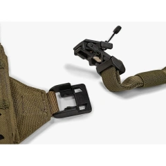 Tactical Chest Rig Vest Durable Tactical Safety Vest Chest Rig Adjustable Tactical  Vest Chest Rig with Belly Pouch Hot Selling Tactical Gears Chest Vest Lightweight Elastic Tactical Rig for Training Hunting Tactical Chest Rig
