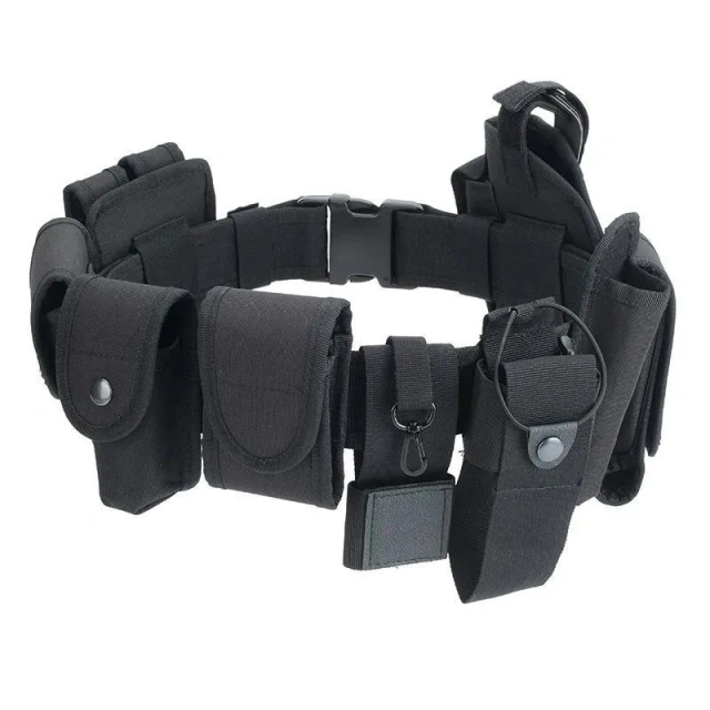 Tactical Belt Training Duty Security Equipment Accessories Waist Bag Multi-functional Nylon Waterproof Tactic Waist Belt   Hot selling Breathable Tactical Quick Release Buckle Belts with Inner Belt Duty Belts sports equipment