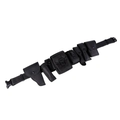 Lightweight Durable Waterproof Multi Functional Belt Eight Piece Security Equipment Patrol Nylon Oxford Canvas Belt  Premium Outdoor Tactical Duty Belts Kit Utility Belt Rig Modular Security Guard Equipment Utility Belt Modular Equipment