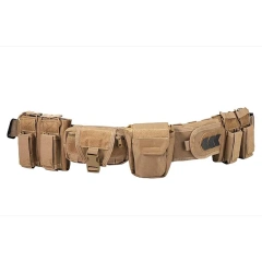 Durable Outdoor Tactical Belt with Accessories Fashionable Duty Belts High Density Material Wear-resistant Tactic Waist Belt  Outdoor tactical Multi-functional waist belt practical mission waist support bag hunting training equipment tactic Waist Belt