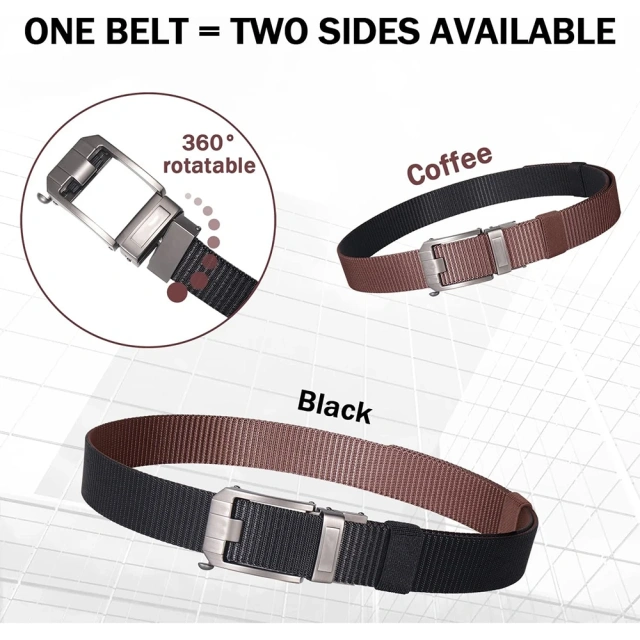 Durable Adjustable Training Wear-resistant Sports Reversible Ratchet Belt Nylon Web Tactical Work Belt  Men's high-quality Durable Waterproof Tactical Belt Wear-resistant Lightweight Heavy Duty Buckle Tactical Belt