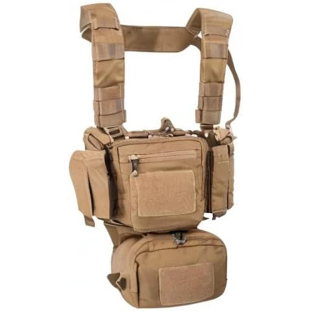 Customized Tactical Chest Rig Hunting Vest Camo Tactical Chest Rig With Mag Pouch Heavy Duty Training Mini Rig Hot Sale Tactical Chest Rig Lightweight MOLLE Tactical Vest Plate Carrier Outdoor Protective Hunting Chest Rig for Tactical