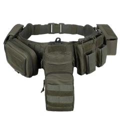 Outdoor Camouflage Multi-functional Tactical Waist Wrap Combination Belt Accessories Bag Fanny Pack Tactic Waist Belt   High Quality Wholesale Canvas Sports Training Tactical Belts Durable Adjustable Training Tactical Belts