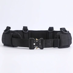 Adjustable Durable Waist Multi-functional CS Training Belt Wear-resistant Multifunctional Waist Belt  Tactical Outdoor Duty Utility wear-resistant Waist Belt Durable and Fashionable tactic Waist Belt High Quality Accessories Belts