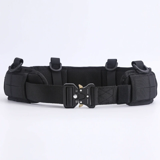 Adjustable Durable Waist Multi-functional CS Training Belt Wear-resistant Multifunctional Waist Belt  Tactical Outdoor Duty Utility wear-resistant Waist Belt Durable and Fashionable tactic Waist Belt High Quality Accessories Belts