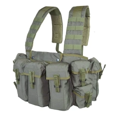 Training Vest Chest Rig Mountaineering Outdoors Vest  Wear-resistant Training Vest multifunctional Outdoor Working Out Vest  high-quality Training Weight Vest outdoors security Training vest