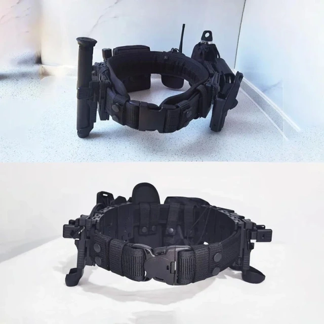 High Density Material Detachable Premium Multifunctional Belt Set Quick-draw Tactical Quick-release Belt Training Waist Seal Set  Hot selling Adjustable Training Nylon Ratchet Belts Men's Golf Casual Jeans Adjustable Tactical Belt