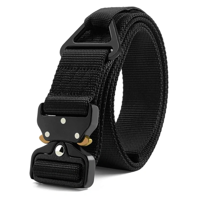 Adjustable Tactical Rigger Belt Nylon Webbing Utility Belt with Heavy Duty Quick-Release Buckle Tactical Rigger Belts  Sport enthusiasts Mountaineering High density Duty Web Belt Kit with Pouches Security Modular Duty Tactical Belts Heavy Duty Belt Kit
