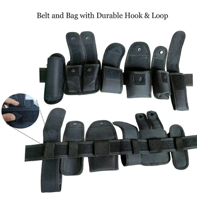 Adjustable Durable Wear-resistant Multifunctional Tactical Duty Seat Belt Tactical Seat Belt Set Adjustable Training Seat Belts  Hot selling Outdoor Work Sport Nylon Belt Tactical Hiking Men Safe Metal Buckle Adjustable Elastic No Hole Belt