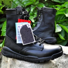 Men Tactical Boots High Quality Men Breathable Oxford Light Soft Desert wear-resistant Shoes Men's Ankle Boot Knee-high Boots Durable Oxford Outdoor Tactical Boots Shoes Training Men Outdoor Work Camping Anti-wear  Tactical Hiking Fishing Hunting Boots