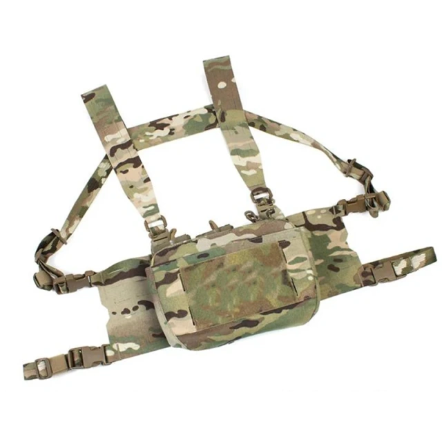 Customized Heavy Duty Tactical Style Chest Rig Wide Harness Tactical Vest Chest Hanging Tactical Chest Rig for Hunting Customized Outdoor Hunting Training Vest Chest Rig Heavy Duty Tactical Rig Vest with Mag Pouch Tactical Chest Vest Rig