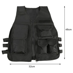 Wholesale Hiking Adjustable Kids Training Vest Breathable Outdoor Children's Assault Vest Durable Tactical Training Vest Training outdoors Paintball Vest Waterproof multifunctional Wear-resistant stab-proof Sports Training vest