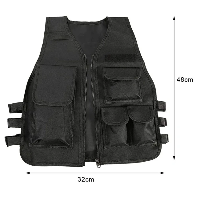 Wholesale Hiking Adjustable Kids Training Vest Breathable Outdoor Children's Assault Vest Durable Tactical Training Vest Training outdoors Paintball Vest Waterproof multifunctional Wear-resistant stab-proof Sports Training vest