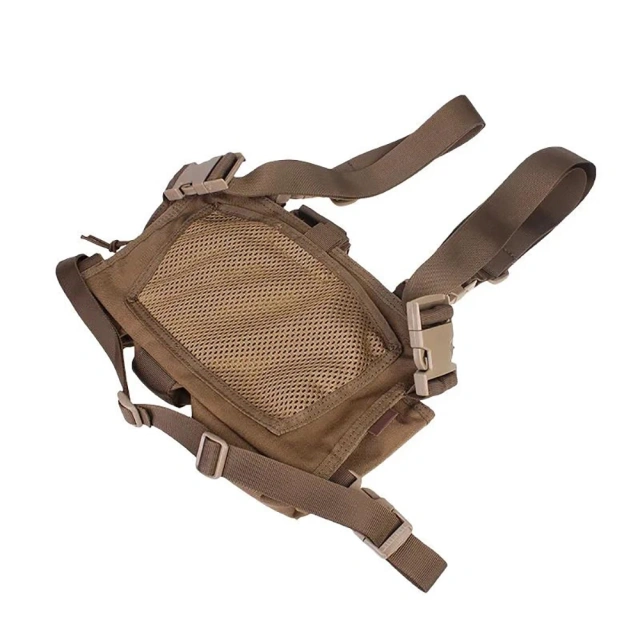 Tactical Equipment Chest Rigs Multi-pockets Tactical Pouch Chest Rig Outdoor Nylon Tactical Chest Harness Vest military Tactical Chest Pack Tactical Molle Chest Rig with Multi-Pockets Mag Pouch Training Tactical Vest