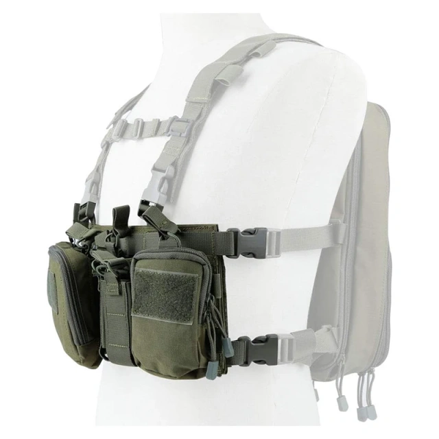 Wholesale Tactical Vest for Training Hunting Good Quality Tactical Vest with Multi-Pockets Tactical Chest Vest Rig Good Quality Tactical Micro Chest Rig with Mag Pouch Tactical Hunting Vest Outdoor Chest Rig Tactical Vest