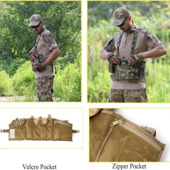 Top Selling Tactical Gear Training Chest Rig High Quality Tactical Rig for Chest Training Vest with Straps Wholesale Tactical Chest Rig with Multi-Pockets High Quality Tactical MOLLE Vest Tactical Micro Chest Rig