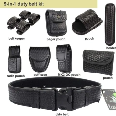 Premium Outdoor Tactical Duty Belts Kit Utility Belt Rig Modular Security Guard Equipment Utility Belt Modular Equipment  High Quality Pack Hiking Rigger Nylon Web Work Belt with Heavy Duty Quick Release Buckle Tactical Belt